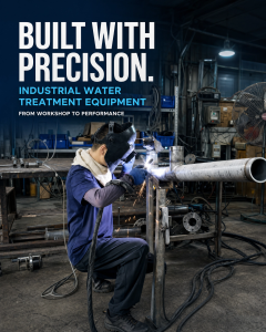 facebook industrial manufacturing poster Built with Precision. Engineered for Performance.